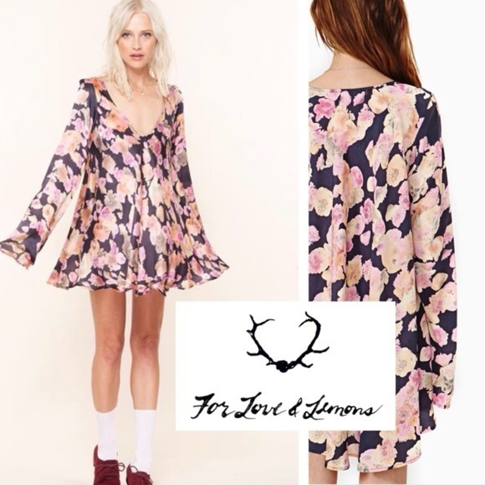 For Love & Lemons Daytripper floral mini dress
